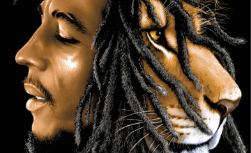 Bob Marley Lion Wallpaper