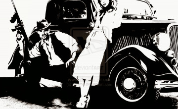 Bonnie and Clyde Wallpaper