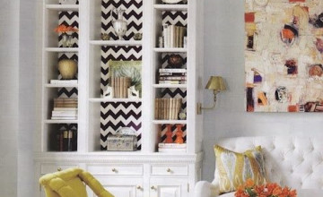 Bookshelves with Behind