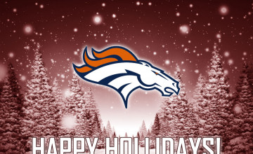 Broncos Christmas Desktop