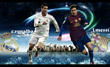 C Ronaldo Vs Messi Wallpapers 2015