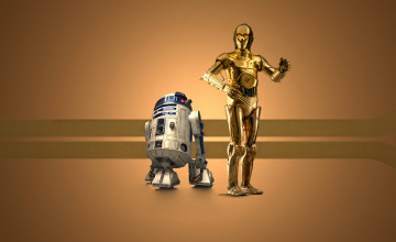 C3PO and R2D2 Wallpapers