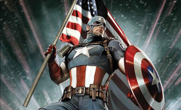 Captain America Mjolnir Wallpapers