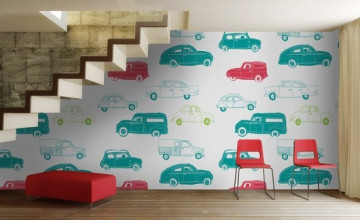 Car Wallpaper for Kids Room