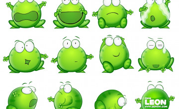 Cartoon Frog Wallpaper