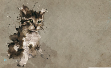 Cat Painting Wallpapers