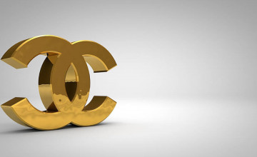 Chanel Gold Logo Wallpapers