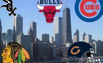 Chicago Teams Wallpaper Desktop