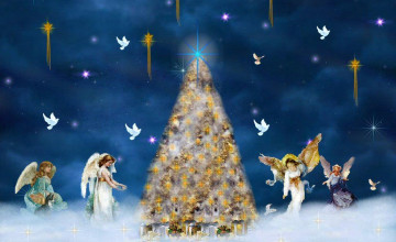 Christmas Angel Desktop Wallpapers
