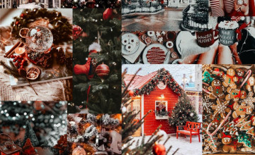 Christmas Collage iPhone Wallpapers