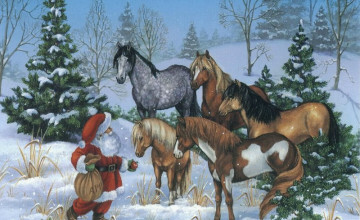 Christmas Horse Free