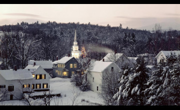 Christmas in New England Wallpapers