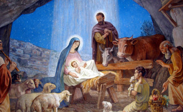 Christmas Nativity Scene Wallpapers