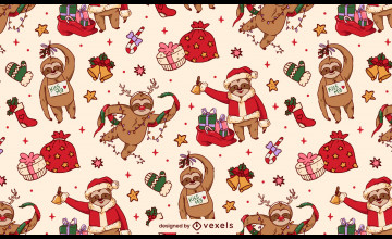 Christmas Sloth Wallpapers