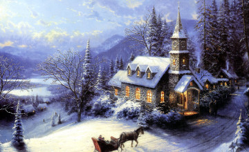 Christmas Snow Pictures Wallpapers
