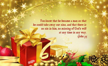 Christmas Wallpapers with Scripture