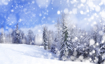 Christmas Winter Landscape Wallpapers