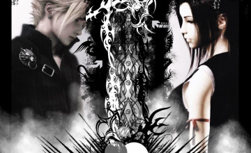 Free download Kiss Meme Tifa x Cloud by laurbits [537x1678] for your