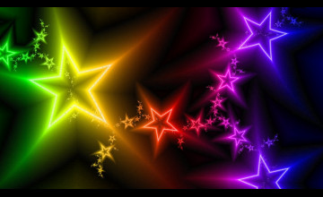 Colorful Stars Wallpaper