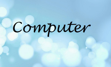 Computer Name on Wallpapers