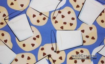 Cookies and Milk Wallpaper