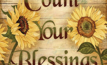 Count Your Blessings Wallpaper Border