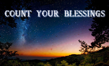 Count Your Blessings Wallpaper