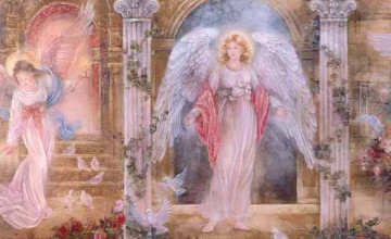 Country Angel Wallpaper Border