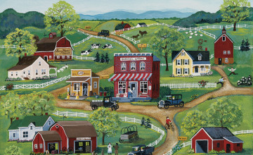 Country Folk Art Computer Wallpapers