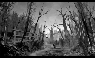 Creepy Forest Wallpaper
