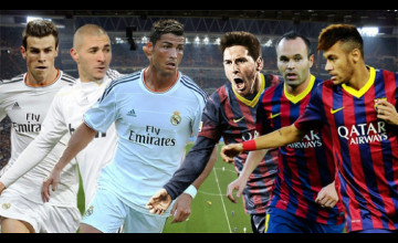 Cristiano Ronaldo Vs Lionel Messi 2015 Wallpaper