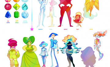 Crystal Gems Steven Universe 