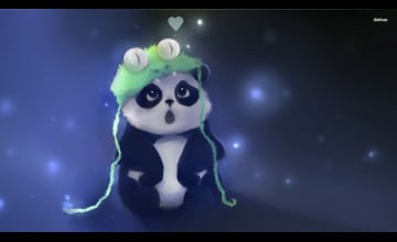 Cute Anime Panda Wallpaper
