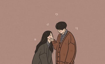 Cute Couple Cartoon