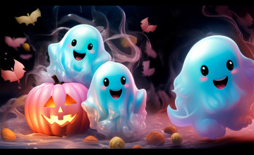 Cute Halloween 2560x1440 Wallpapers