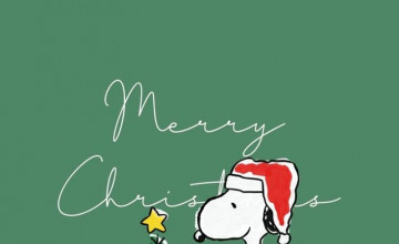 Cute Snoopy Christmas Wallpapers