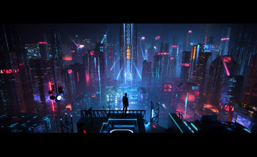 Cyberpunk City Desktop