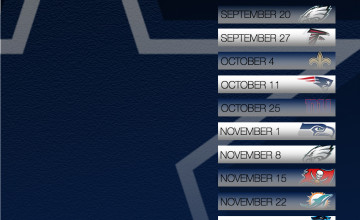 Dallas Cowboys Schedule 2015 Wallpapers