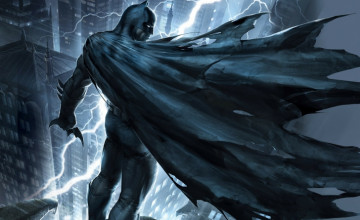 Dark Knight Returns Lightning Wallpaper