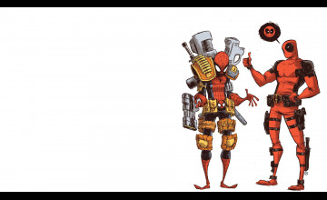 Deadpool and Spider Man Wallpapers