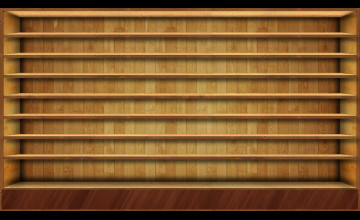 Desktop Wallpaper with Shelves