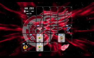 Detroit Red Wings Schedule Wallpaper