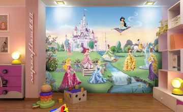 Disney Princess Mural Wallpaper