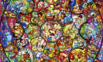 Disney Stained Glass