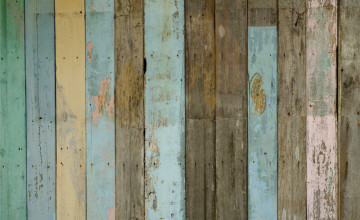 Distressed Wood Look Wallpaper