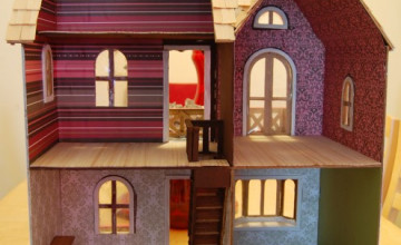 Dollhouse Finishing Wallpaper and Paint