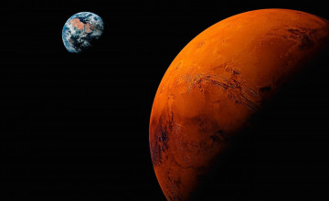 Earth and Mars Wallpapers