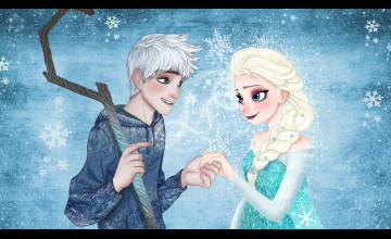 Elsa and Jack Frost Wallpapers