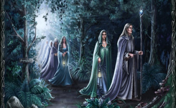 Elven Forest Wallpaper