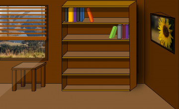 Empty Bookshelf